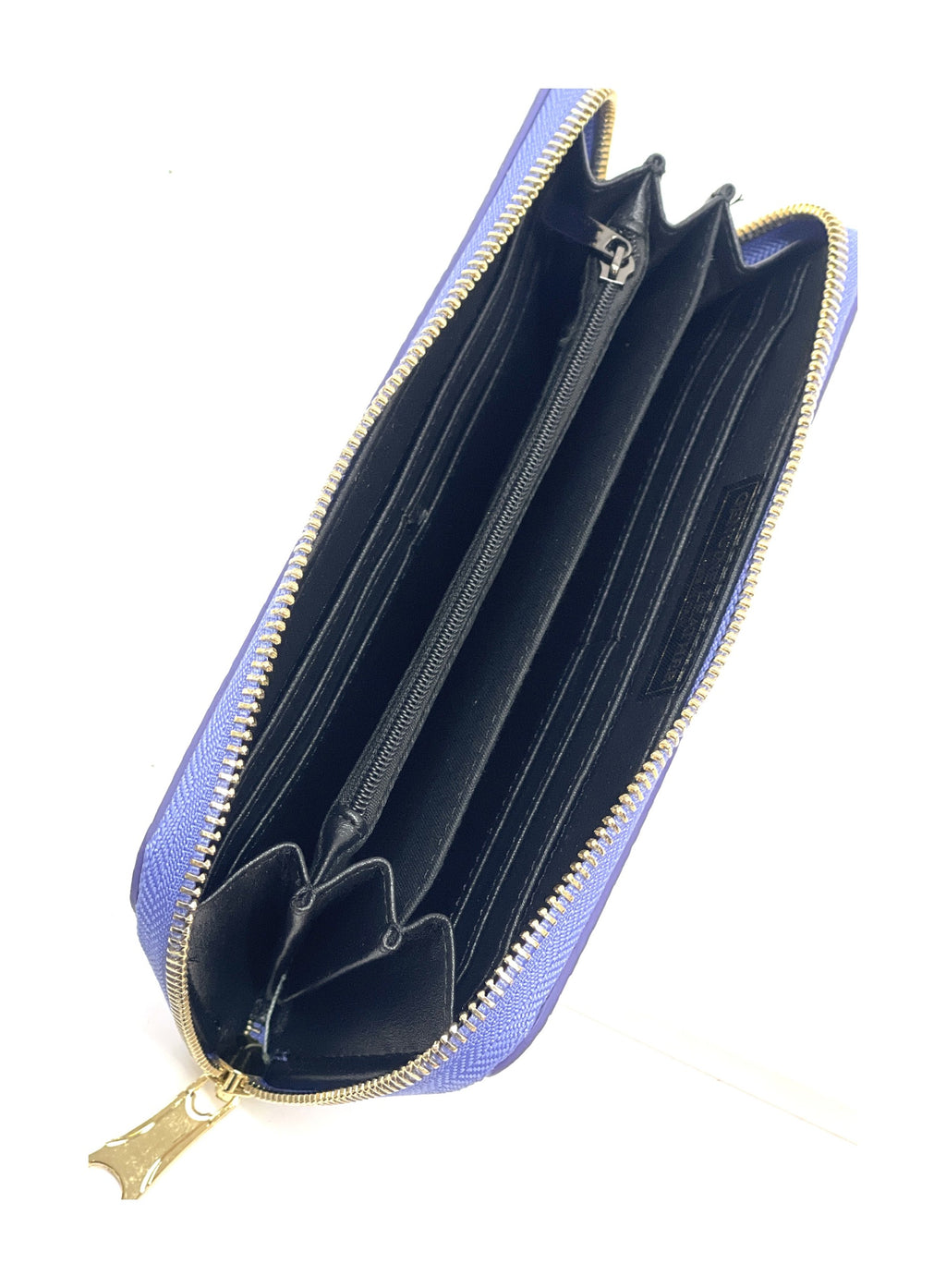 HE167 Periwinkle Zip Around Wallet