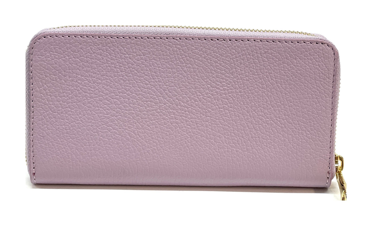 HE168 Lilac Zip Around Wallet