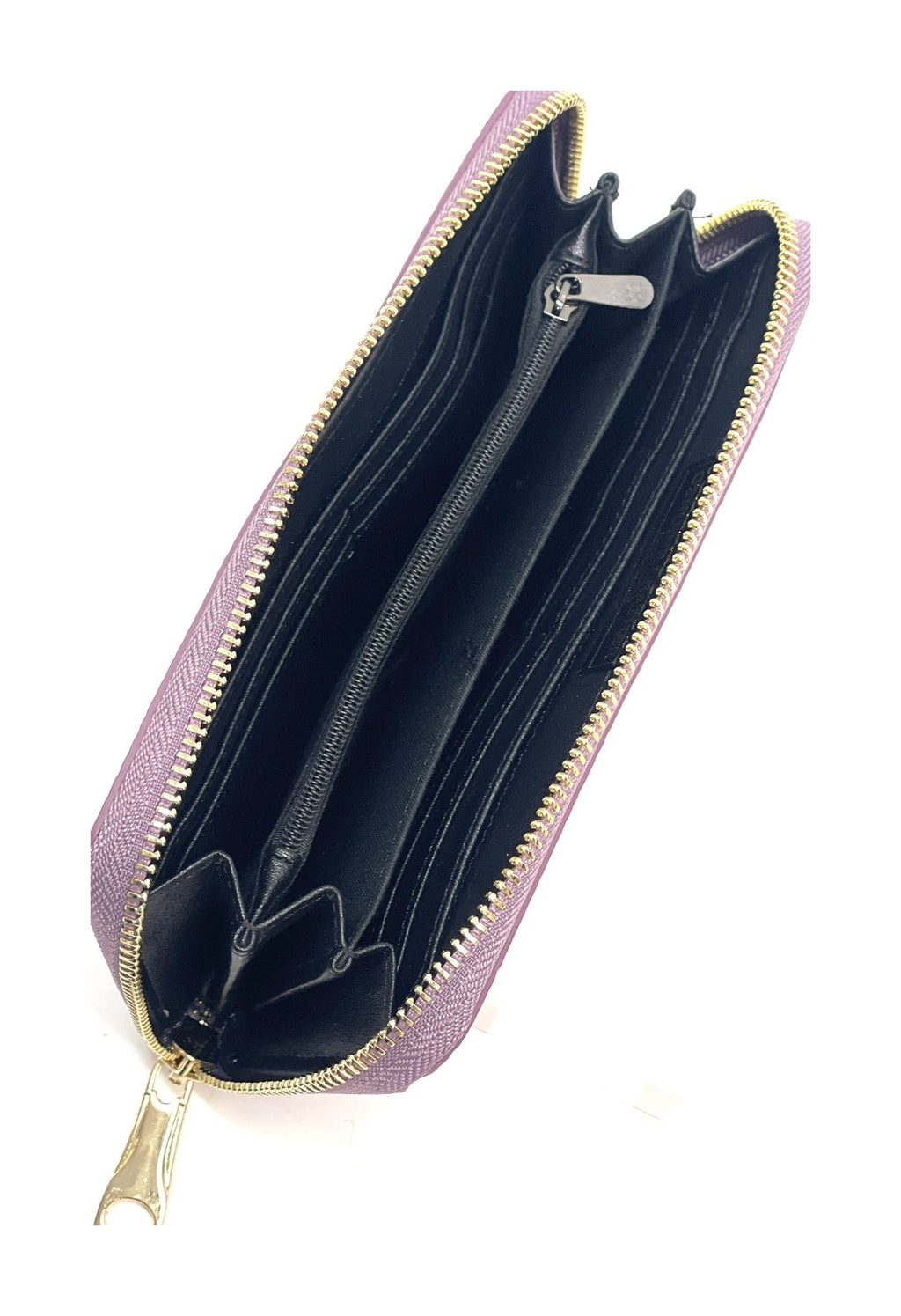 HE170 Mauve Zip Around Wallet
