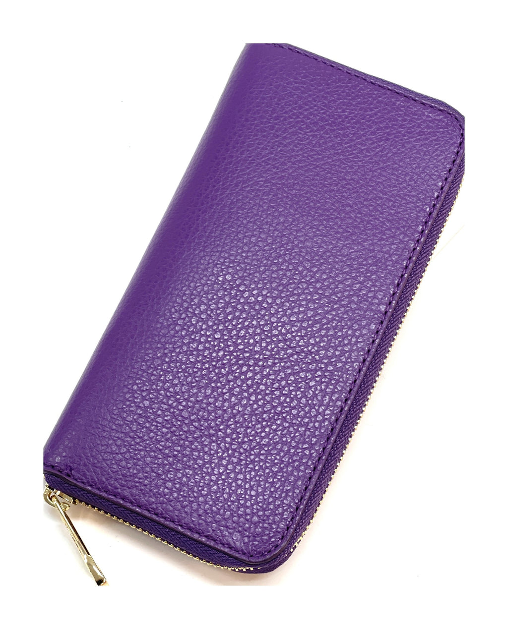 HE171 Purple Zip Around Wallet