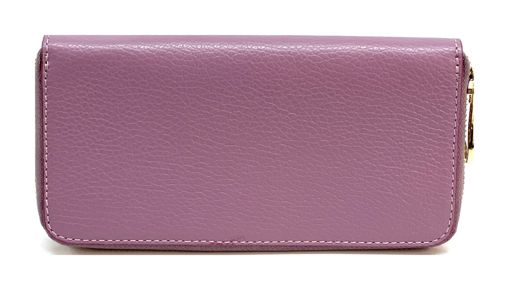 HE172 Orchid Zip Around Wallet