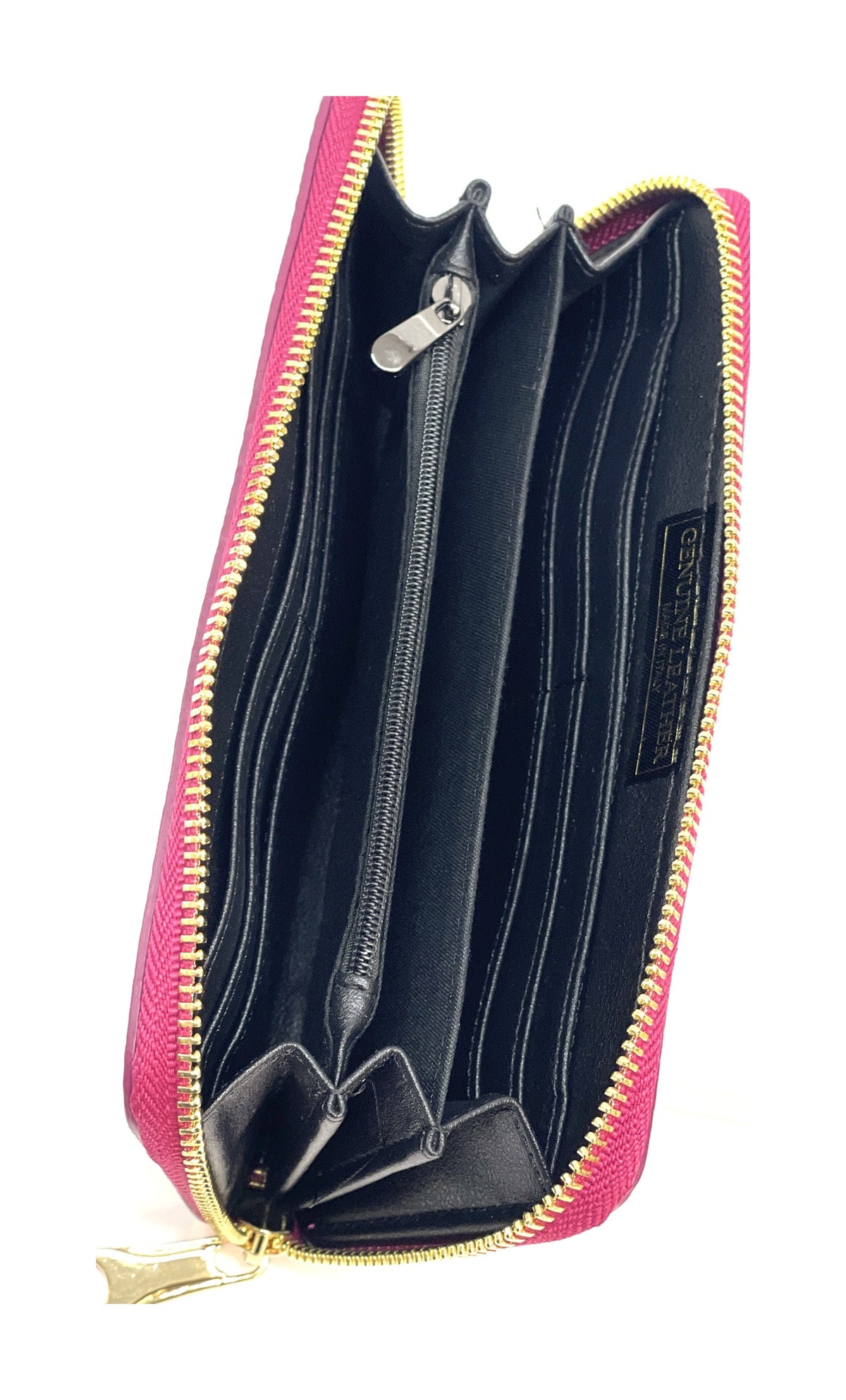 HE173 Magenta Zip Around Wallet