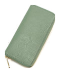 HE187 Sage Green Zip Around Wallet