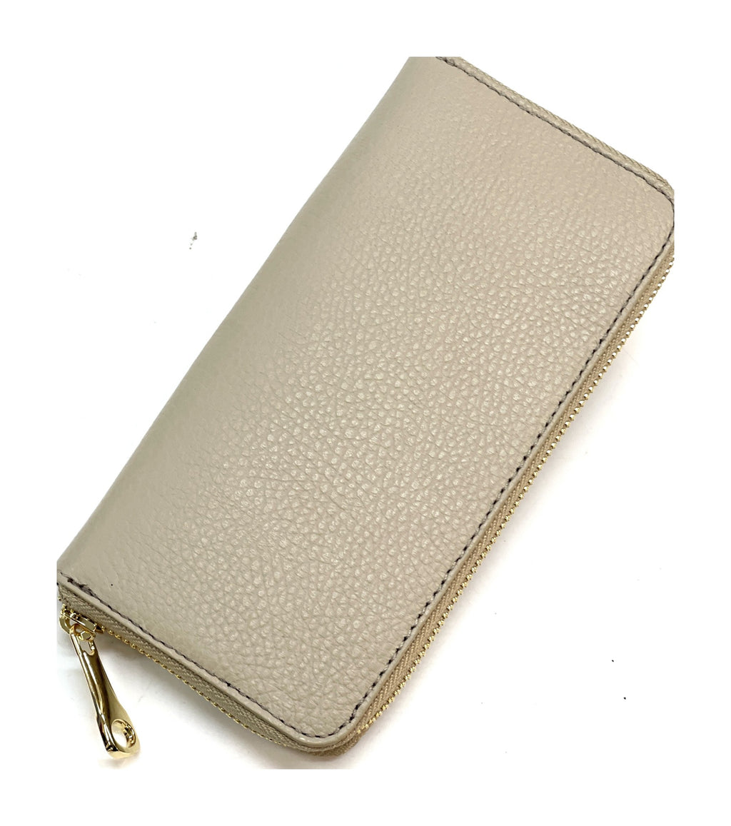 HE188 Stone Zip Around Wallet