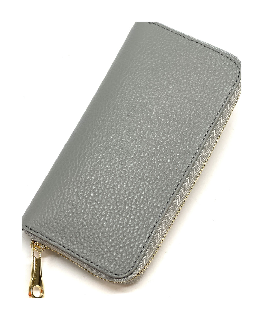 HE196 Grey Zip Around Wallet