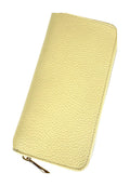 HE199 Pale Yellow Zip Around Wallet