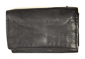 HE206 Black Washed Flap Wallet