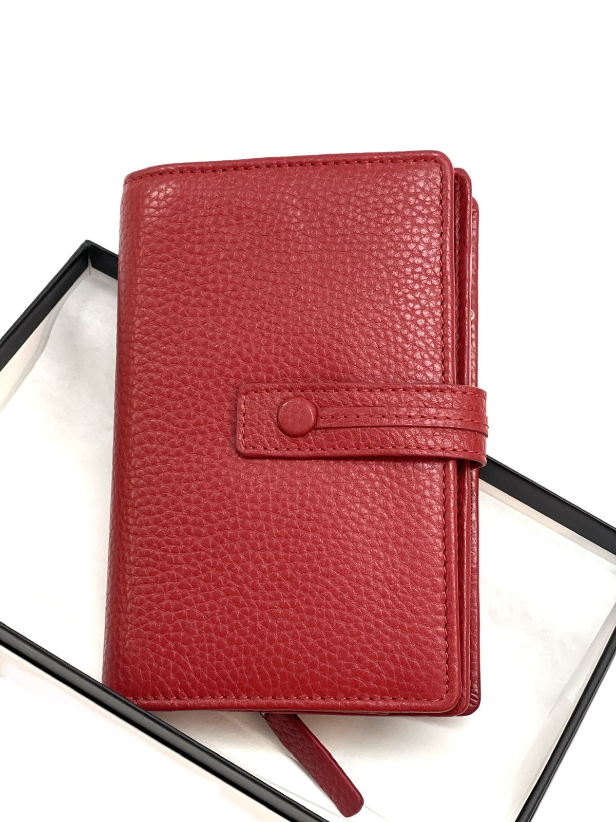 HE230 Red Snap Strap Wallet