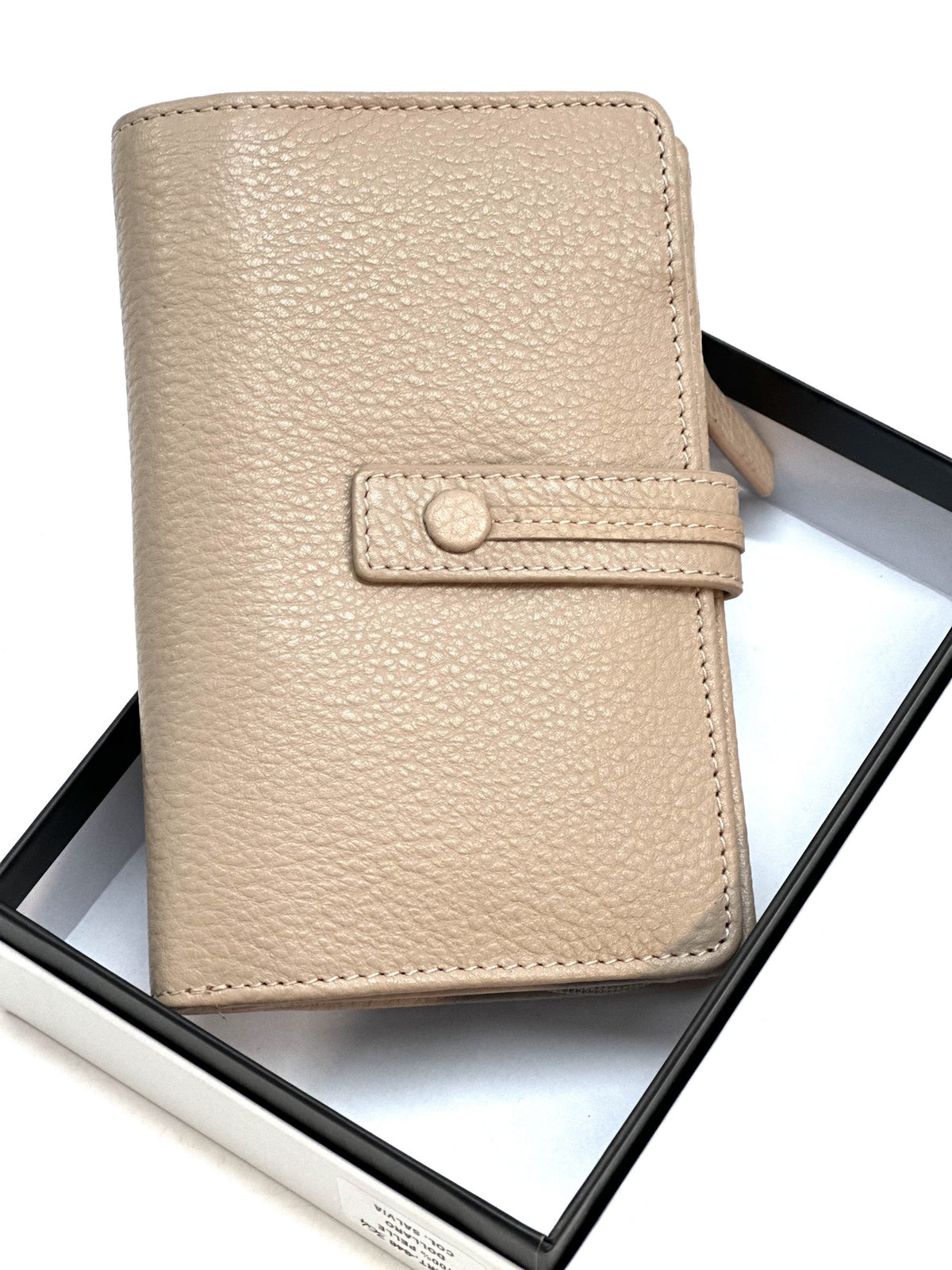 HE232 Powder Pink Snap Strap Wallet