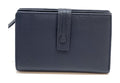 HE234 Navy Snap Strap Wallet