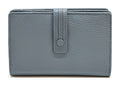 HE235 Slate Blue Snap Strap Wallet
