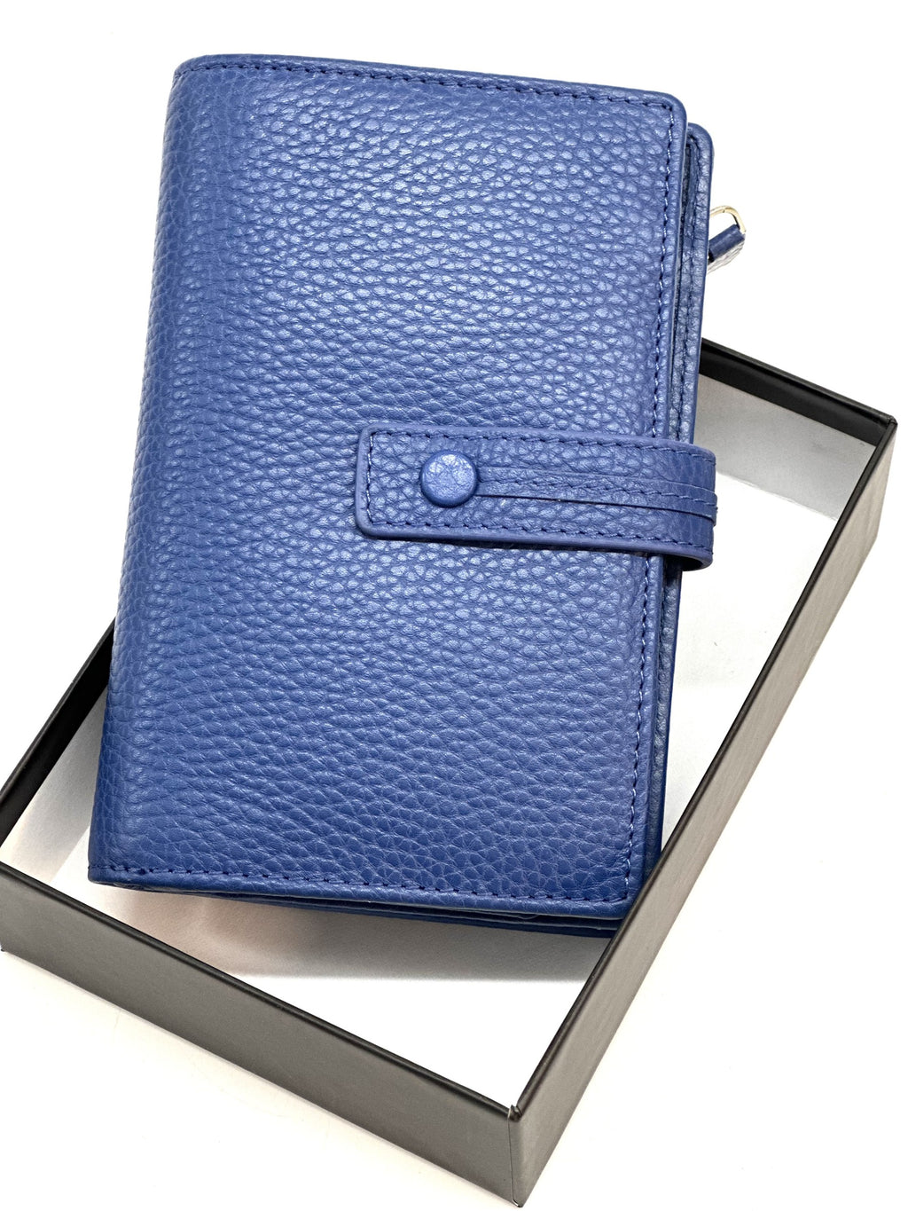 HE236 Royal Blue Snap Strap Wallet