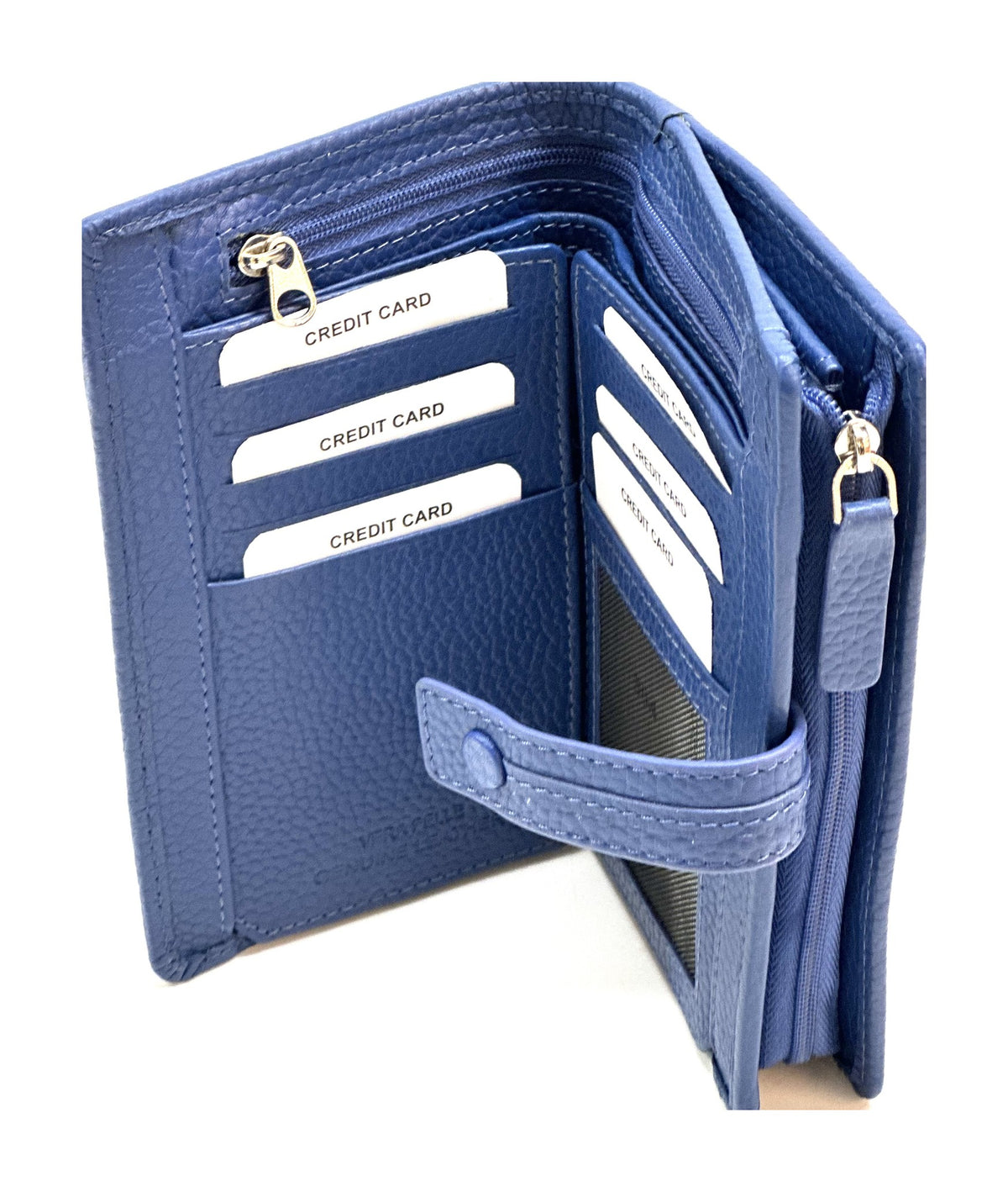 HE236 Royal Blue Snap Strap Wallet