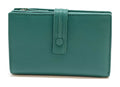 HE237 Peacock Green Snap Strap Wallet