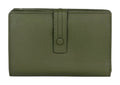 HE239 Olive Green Snap Strap Wallet