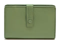 HE240 Sage Green Snap Strap Wallet