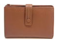 HE243 Cognac Snap Strap Wallet