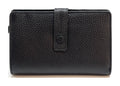 HE245 Black Snap Strap Wallet