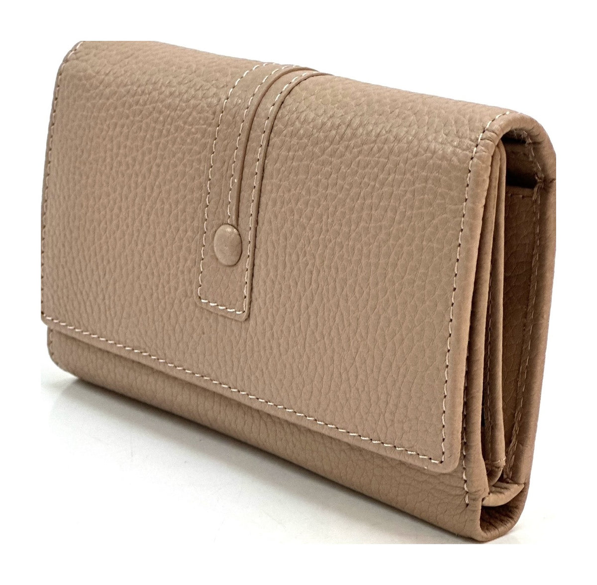 HE253 Powder Pink Trifold Flap Wallet