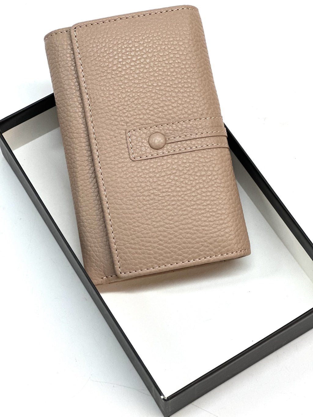 HE253 Powder Pink Trifold Flap Wallet