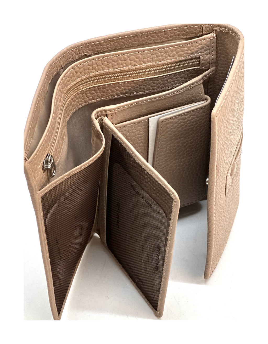 HE253 Powder Pink Trifold Flap Wallet