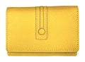 HE266 Yellow Compact Flap Wallet