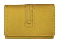 HE267 Mustard Compact Flap Wallet