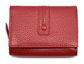 HE269 Red Compact Flap Wallet