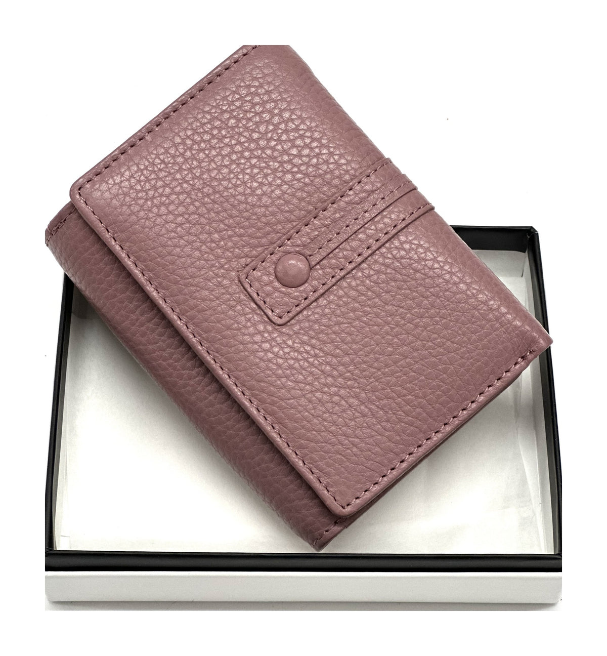 HE271 Dusty Rose Compact Flap Wallet