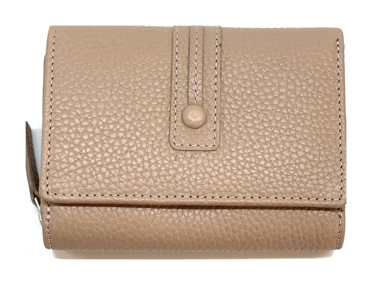 HE272 Powder Pink Compact Flap Wallet