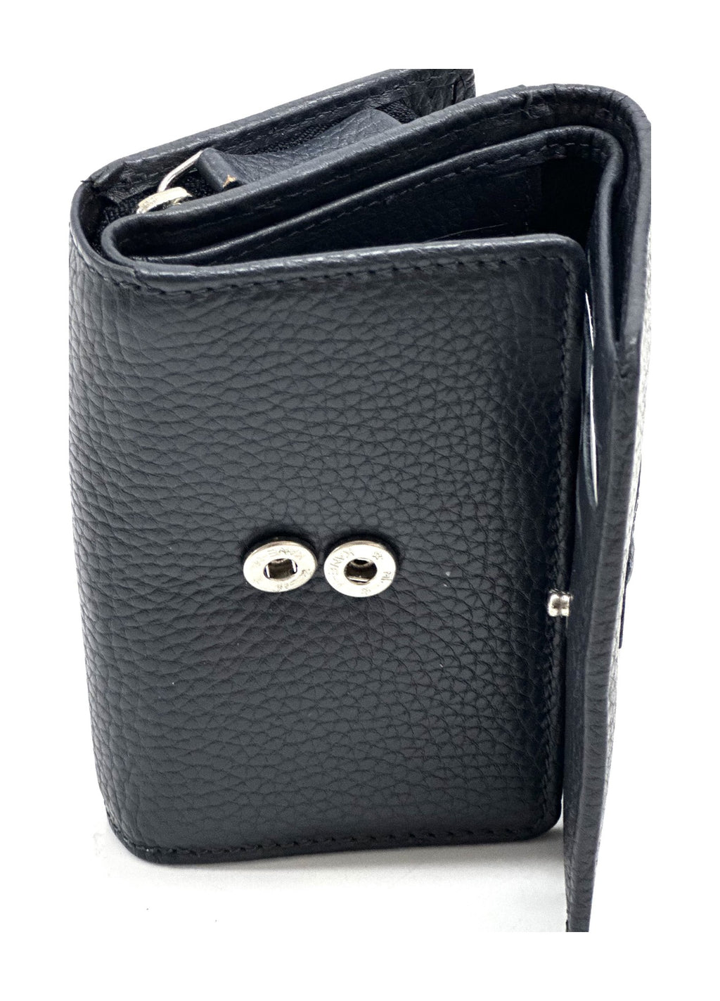 HE274 Navy Compact Flap Wallet