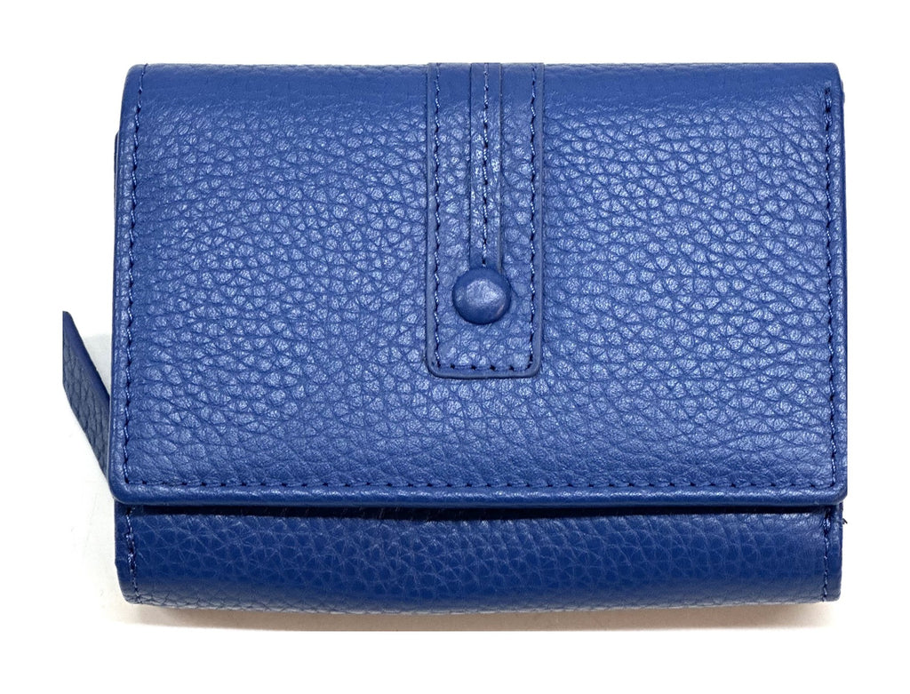 HE276 Royal Blue Compact Flap Wallet