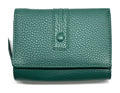 HE277 Peacock Green Compact Flap Wallet