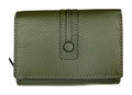 HE279 Olive Green Compact Flap Wallet