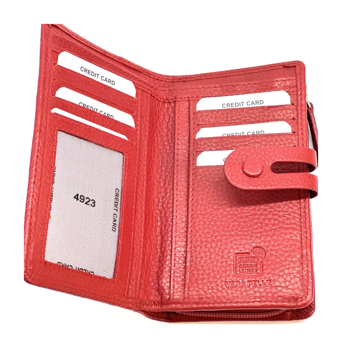 HE285 Red Classic Long Wallet