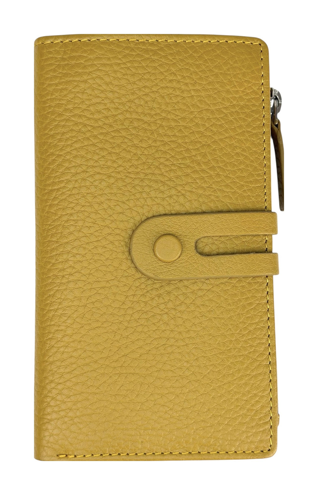 HE287 Mustard Long Snap Wallet