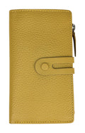 HE287 Mustard Long Snap Wallet