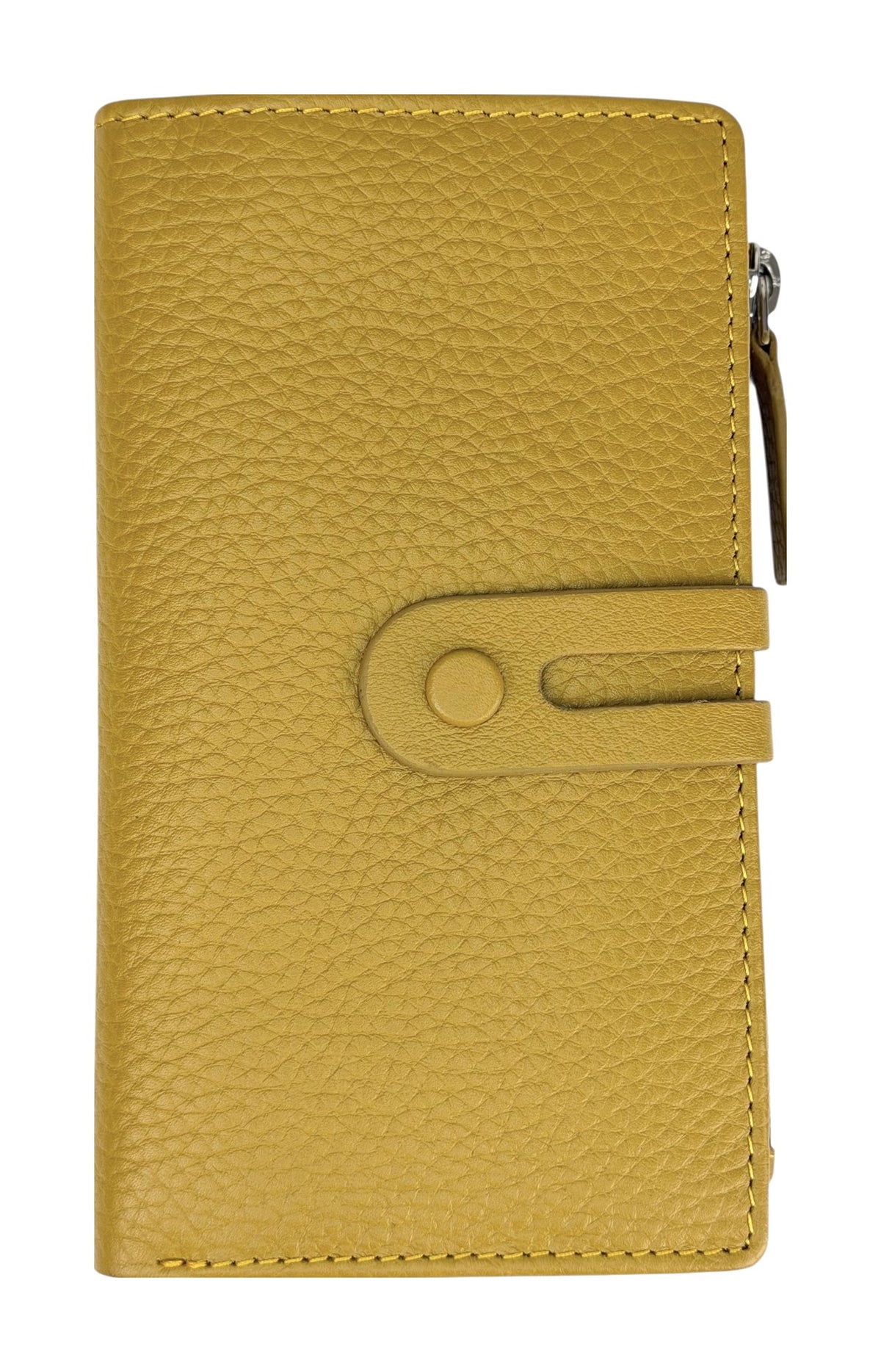 HE287 Mustard Long Snap Wallet