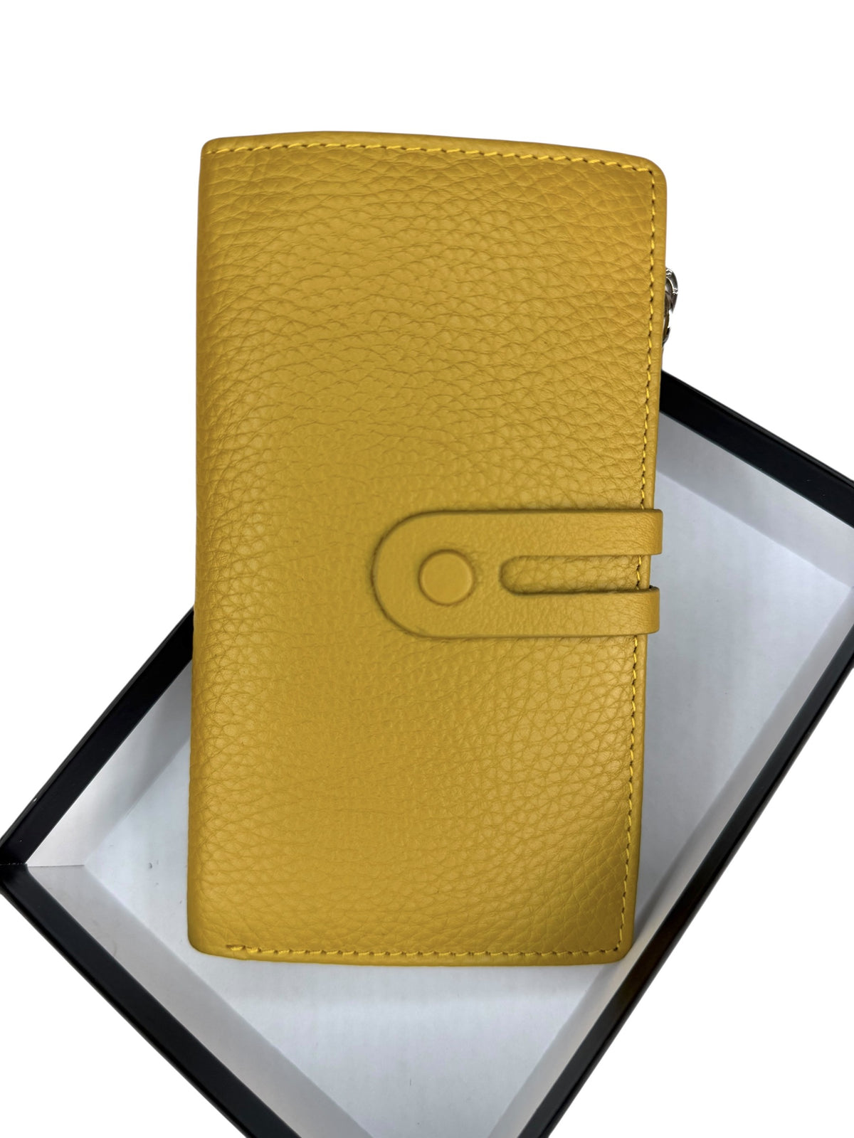 HE287 Mustard Long Snap Wallet
