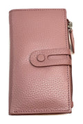HE292 Dusty Pink Long Snap Wallet