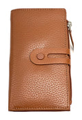 HE300 Cognac Long Snap Wallet