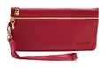 HE303 Fuchsia Wristlet Zip Wallet