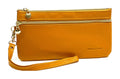 HE305 Mustard Wristlet Zip Wallet