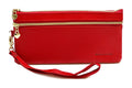 HE311 Red Wristlet Zip Wallet