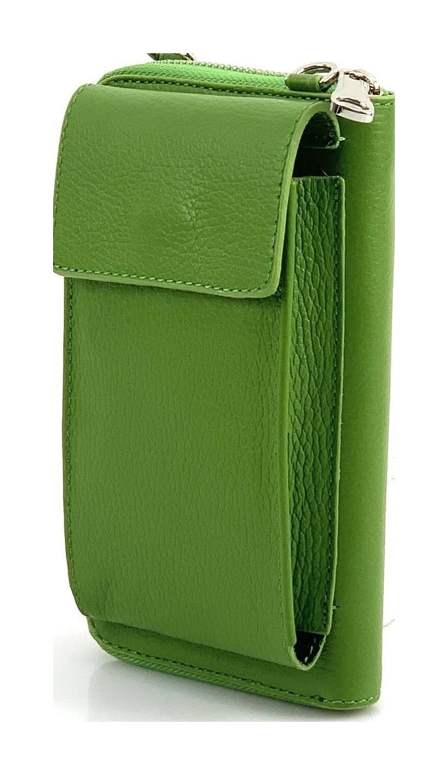 HE315 Avocado Green Crossbody Phone Wallet