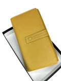 HE320 Mustard Accordion Snap Wallet