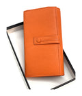 HE321 Orange Accordion Snap Wallet