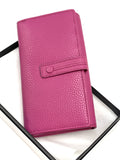 HE324 Fuchsia Accordion Snap Wallet