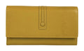 HE338 Mustard Long Flap Wallet