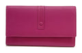 HE342 Fuchsia Long Flap Wallet